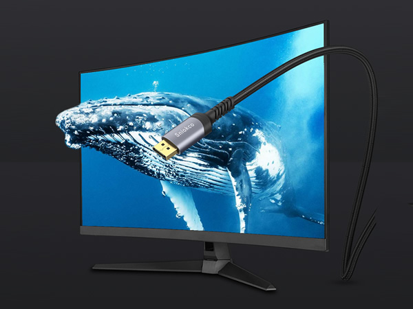 What is the function of the monitor cable?